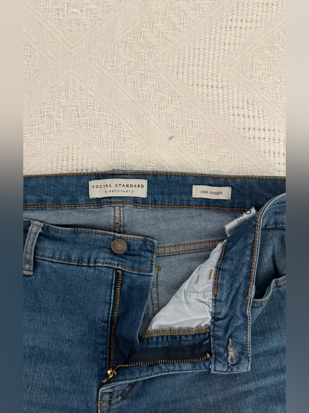 Slim Straight Women’s Blue Jeans